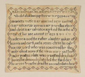 Sampler od Henrietta Tuttle